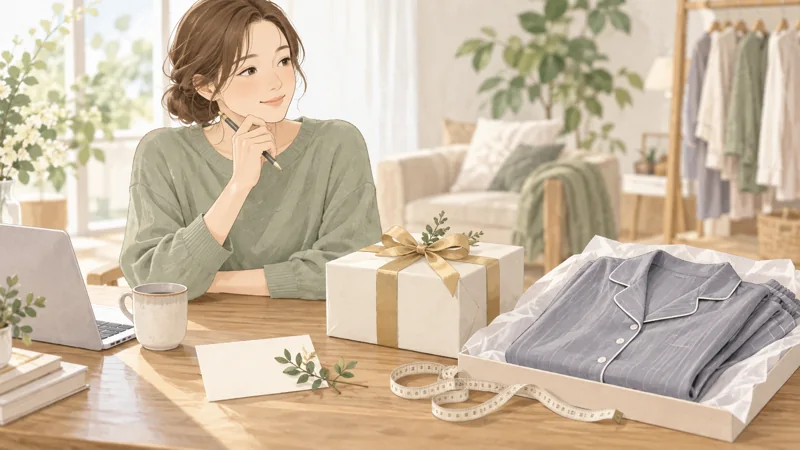 プレゼントはどこで買うとよい？の確認ポイントを表したイラスト