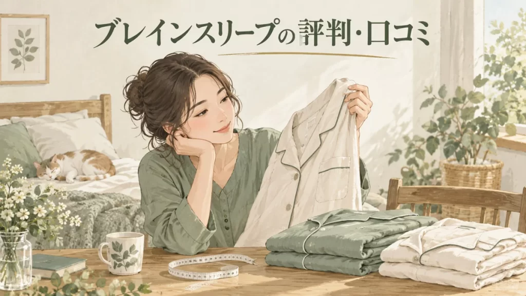 ブレインスリープの評判・口コミの選び方を表したイラスト