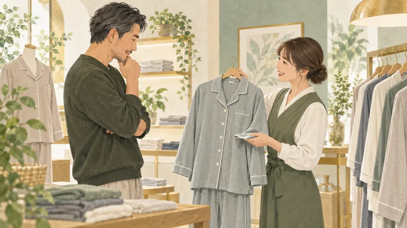 試着したいとき、マイまくらはどこで買える？在庫の確認方法の確認方法をイメージしたイラスト