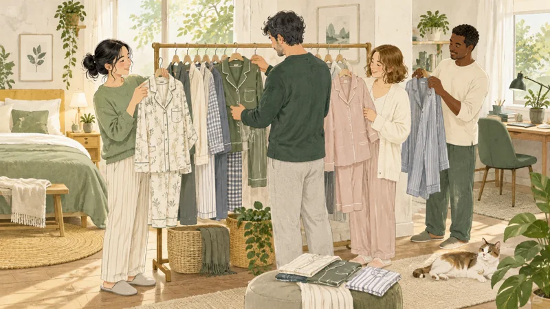 リカバリーウェアの比較は予算と着る場面から始めるをイメージしたイラスト