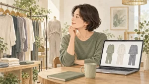 睡眠技研のリカバリーウェアはどこで買える？公式通販・店舗と購入条件の確認方法をイメージしたイラスト
