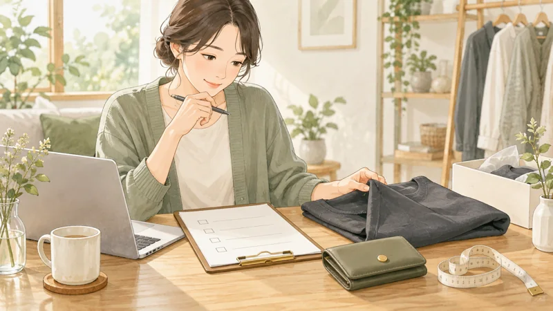 ベネクスの気になる評判・口コミは価格と条件を確認の確認ポイントを表したイラスト