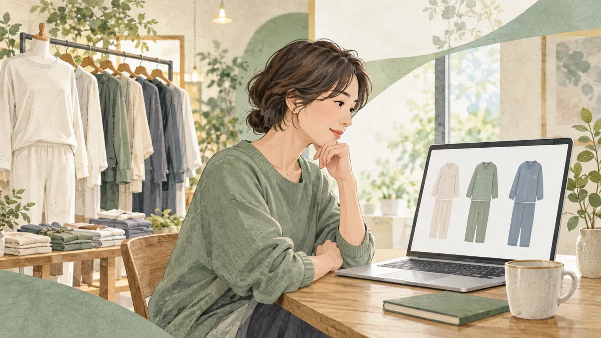 VENEXのリカバリーウェアはどこで買える？公式通販・店舗と購入条件の確認方法をイメージしたイラスト