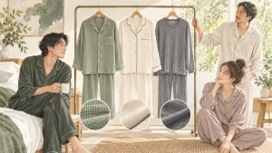 ワークマンのリカバリーウェアの種類とモデルの違いは？素材・季節・用途で選ぶの確認方法をイメージしたイラスト