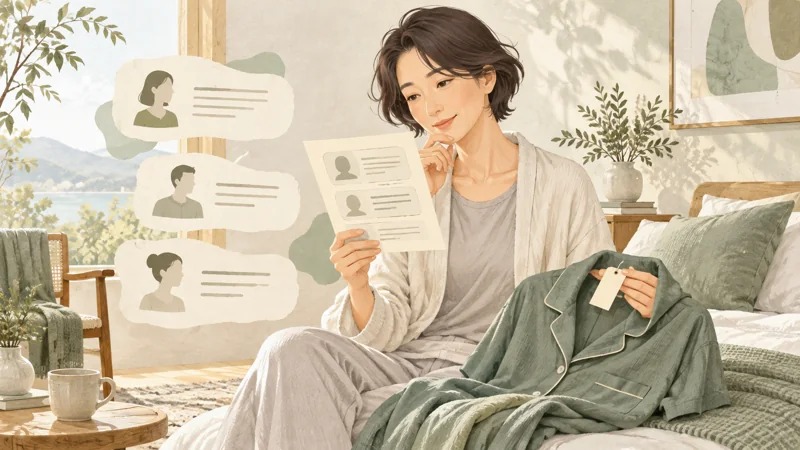 ワークマンの評判・口コミは商品名と着用条件を確かめるの確認方法をイメージしたイラスト